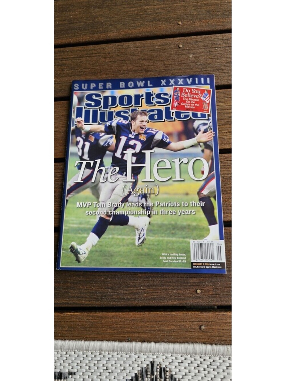 2004 Sports Illustrated: Tom Brady - New England Patriots Super Bowl Hero